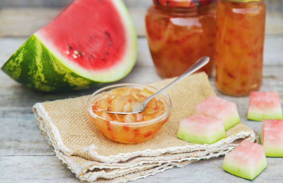 Never throw away watermelon rinds.  They can easily be made into a fantastic jam