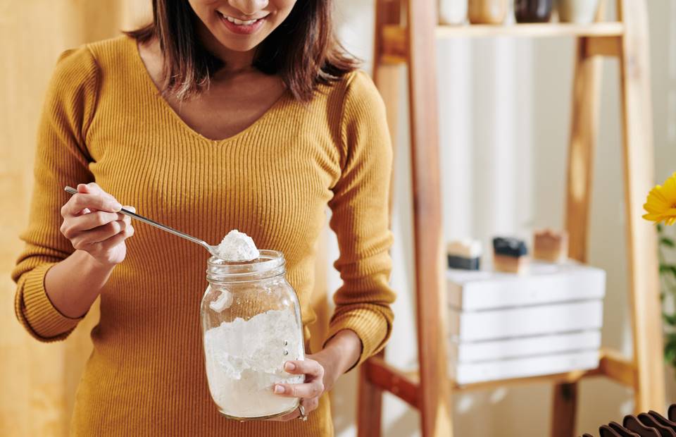 Genius people throw baking soda in the corner of the room.  When you see the result, you will too